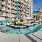 Sunny And Bright Oceanfront Condo In Atlantica Resort Near Boardwalk
