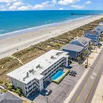 Beautiful Beachfront-Oceanfront First Floor 2Br 2Ba Condo In Cherry Grove, North Myrtle Beach! Renovated With A Fully Equipped Kitchen, 3 Separate Beds, Pool, Private Patio & Steps To The Sand!