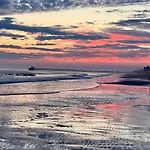 Beautiful Beachfront-Oceanfront First Floor 2Br 2Ba Condo In Cherry Grove, North Myrtle Beach! Renovated With A Fully Equipped Kitchen, 3 Separate Beds, Pool, Private Patio & Steps To The Sand!