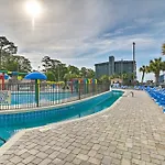 Myrtle Beach Resort Condo Balcony And Ocean View!