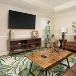 New Tropical Getaway With Pool, Games, Steps 2 Beach By Mybeach Vacation Rentals