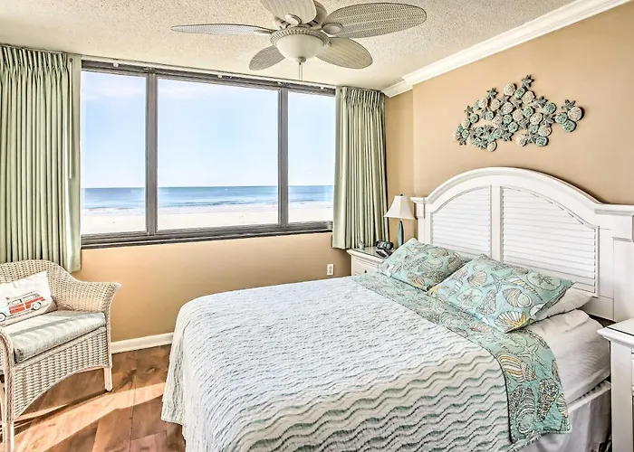 Oceanfront Myrtle Beach Condo Near Golfing