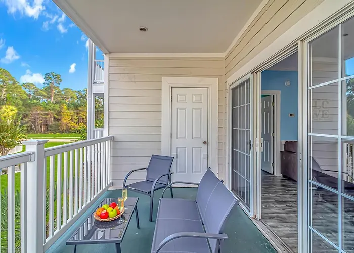 Spacious 2 Bed 2 Bath Golf Course Condo - Perfect For 6-8 Guests! Magnolia North Unit 201