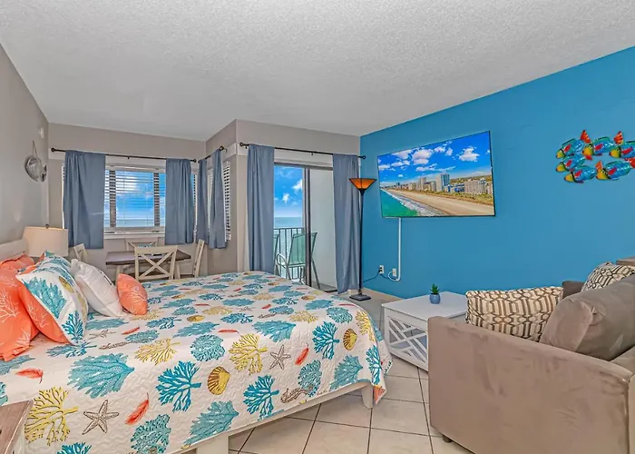 Ocean Front Studio With Panoramic Views! Palace Resort 1001