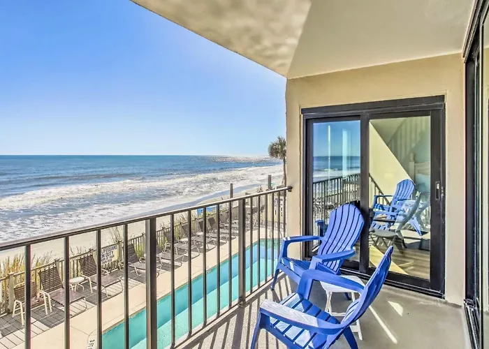 Oceanfront Oasis W/ Pool, Steps From Beach!
