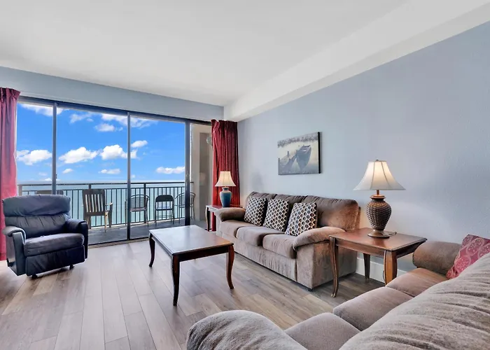 Scenic Views From The Balcony At Ocean Forest Plaza Condos