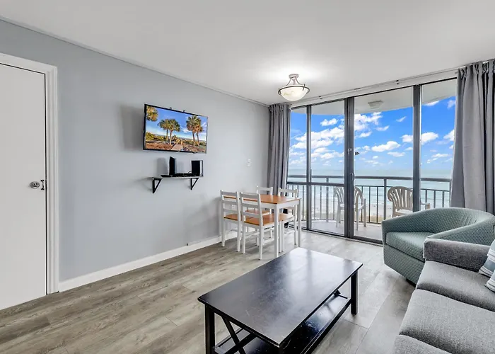 Oceanfront Private Balcony Condo At Meridian Plaza