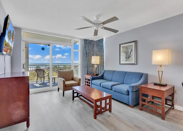 Sun-Filled Beachfront 2Br Condo At Dunes Village Resort