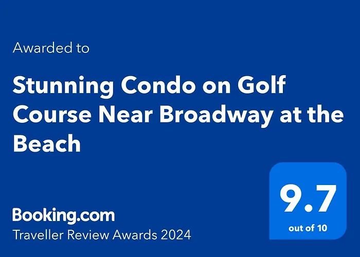 Stunning Condo On Golf Course Near Broadway At The Beach