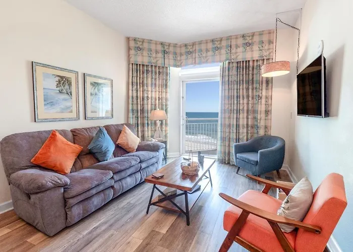 Family Friendly Ocean View Condo, Beachfront Building, Pool And Wifi Included, M