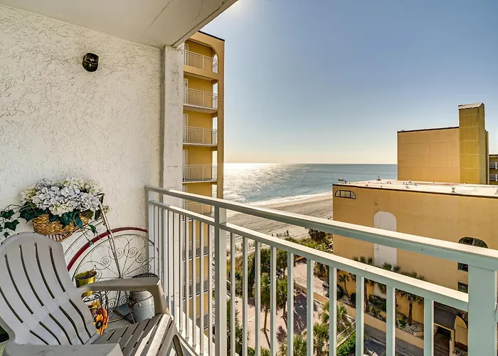 Sea Mist Oceanfront Studio Condo With Balcony!