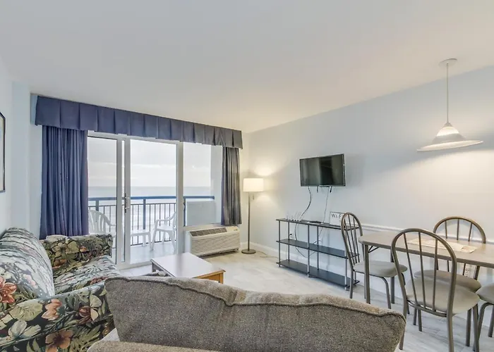 Hosteeva Oceanfront Boardwalk Beach Resort With Balcony