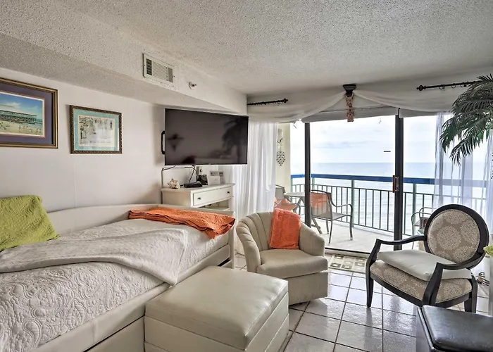 North Myrtle Beach Condo With Oceanfront Pool Access