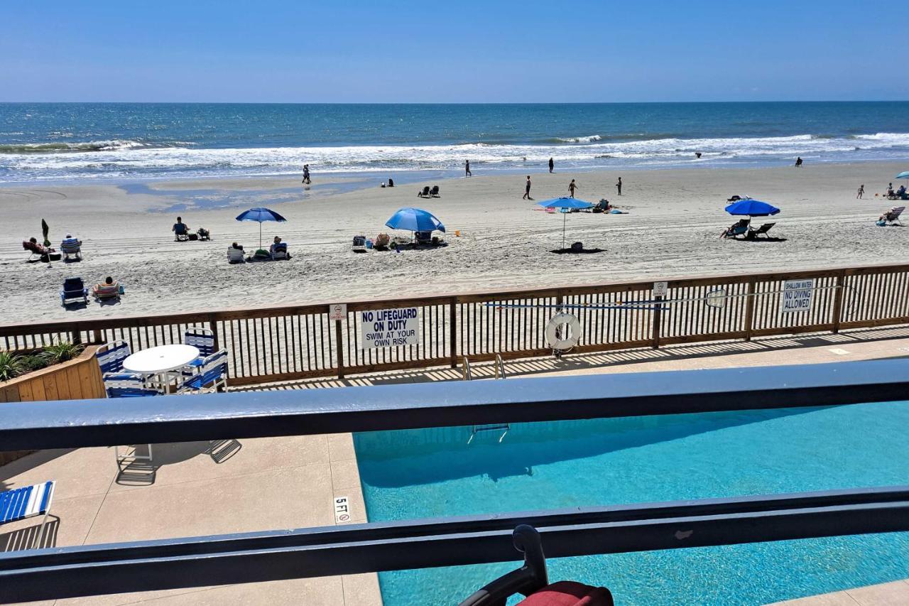 Beachfront Garden City With Balcony And Pool * Myrtle Beach