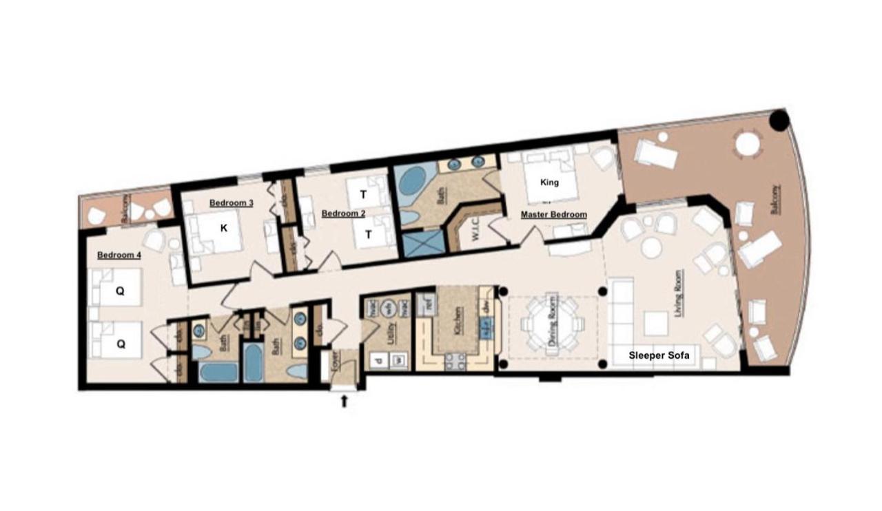 Apartment South Wind 1101
