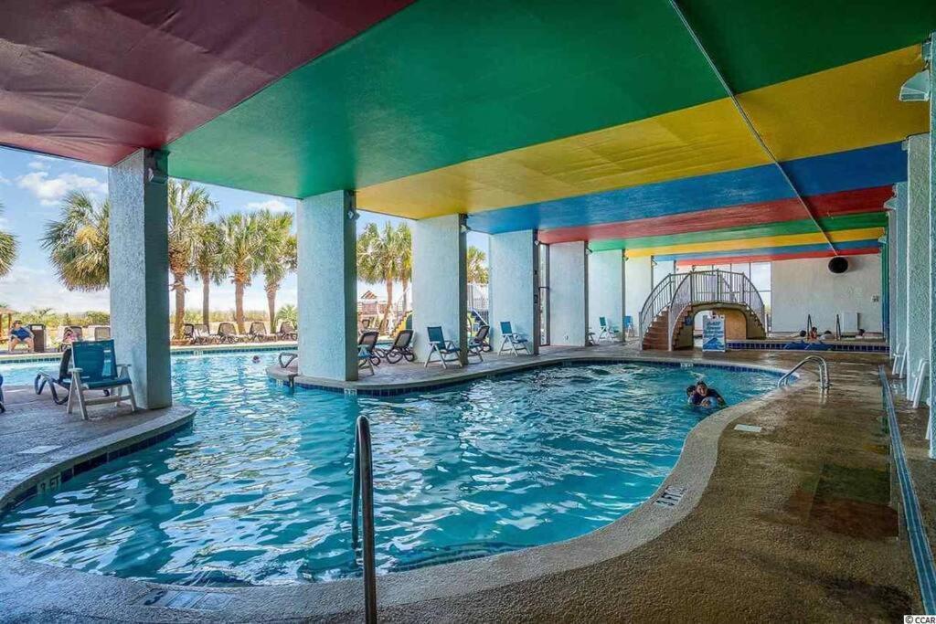 *ocean View Beauty*king Bed*rooftop Pool*beach*hot Tubs*m123 Myrtle Beach