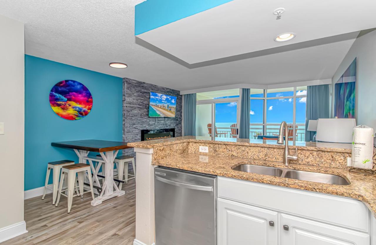 Stunning Led Fireplaces! Newly Renovated Oceanfront With Incredible Views! Carolinian 931 Holiday home Myrtle Beach