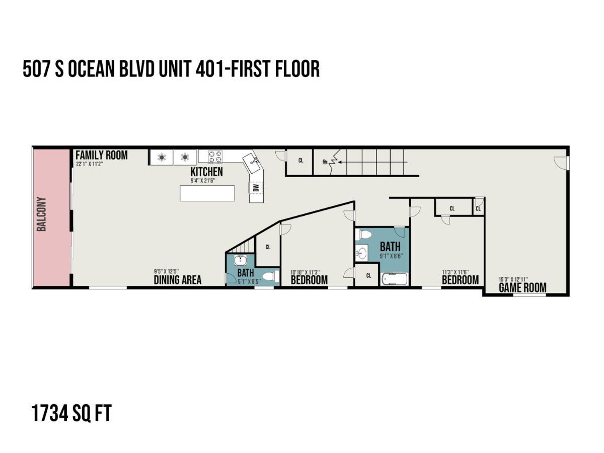 Spacious Penthouse Ocean Front 7 Bedroom - Ambassador Unit 401 Holiday home Myrtle Beach
