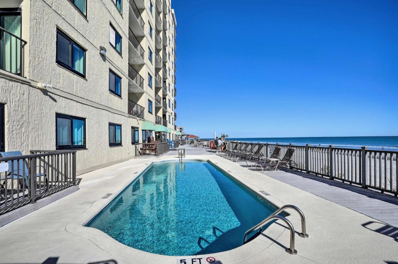 Apartment Oceanfront Oasis W/ Pool, Steps From Beach! *