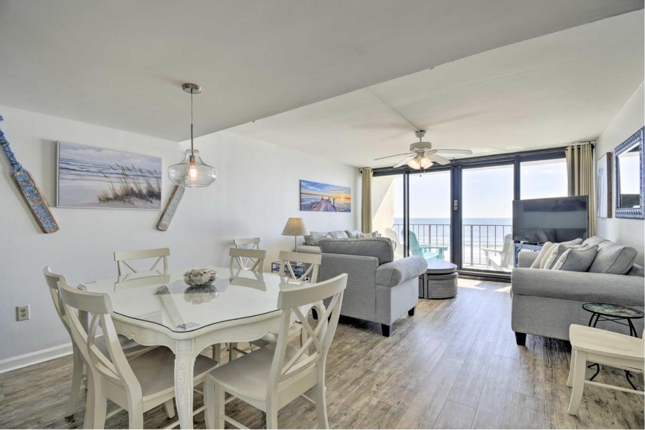 Oceanfront Oasis W/ Pool, Steps From Beach! * Myrtle Beach