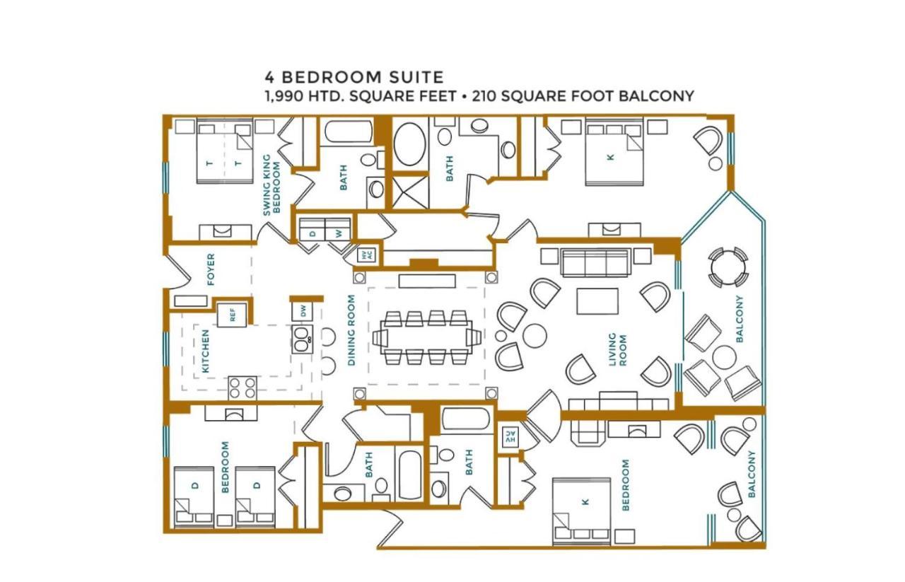 The Island Vista 4 Bedroom * Myrtle Beach