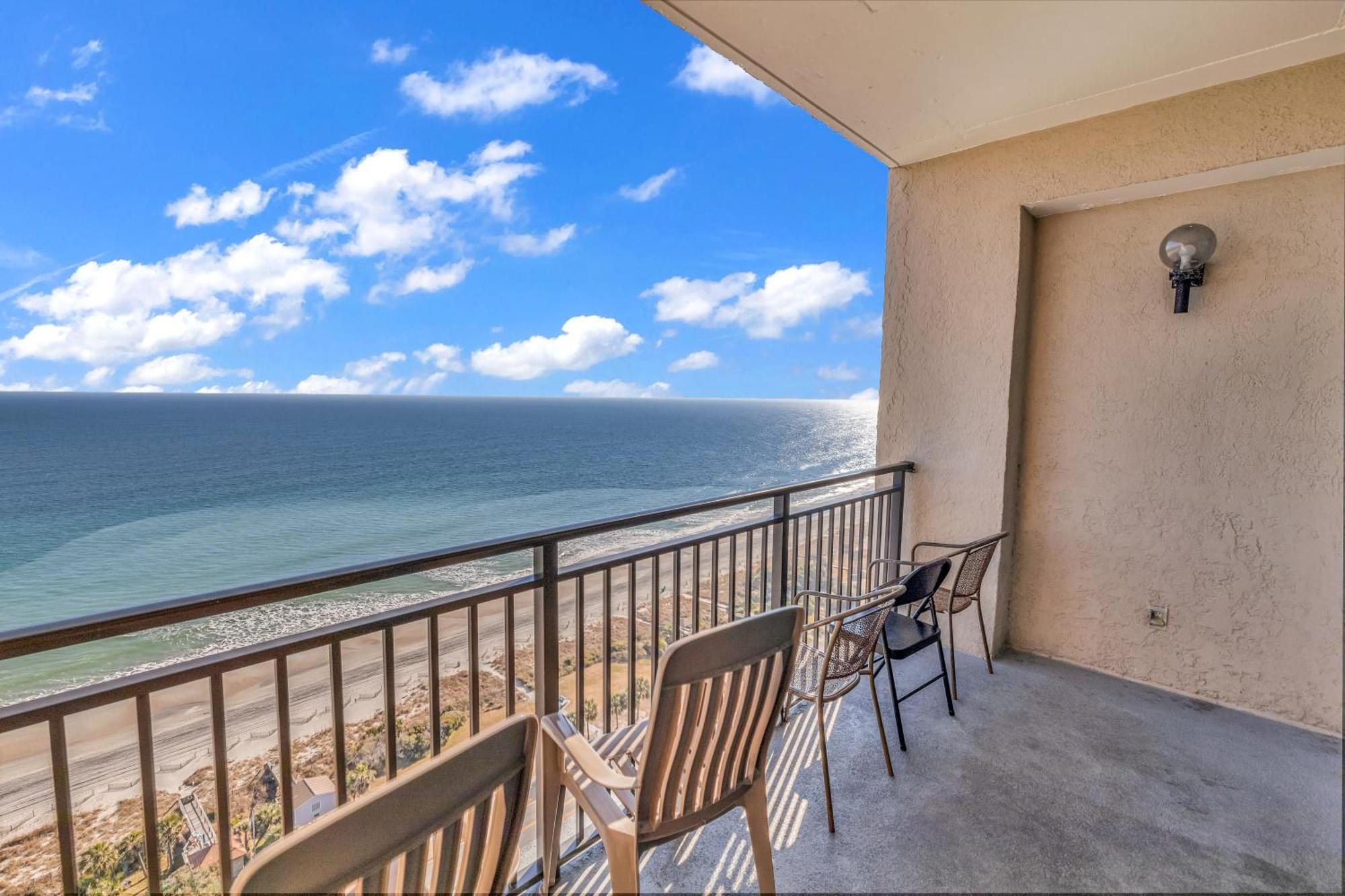 Scenic Views From The Balcony At Ocean Forest Plaza Apartment Myrtle Beach