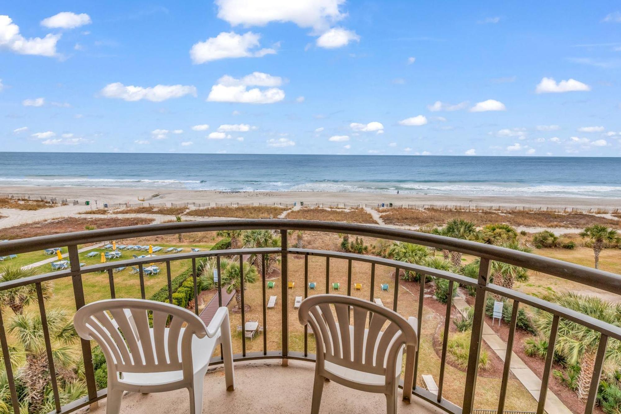Oceanfront Private Balcony At Meridian Plaza Myrtle Beach
