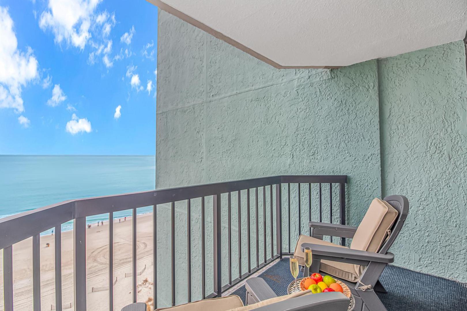 Ocean Front Queen With Panoramic Views! - Compass Cove Unit 964