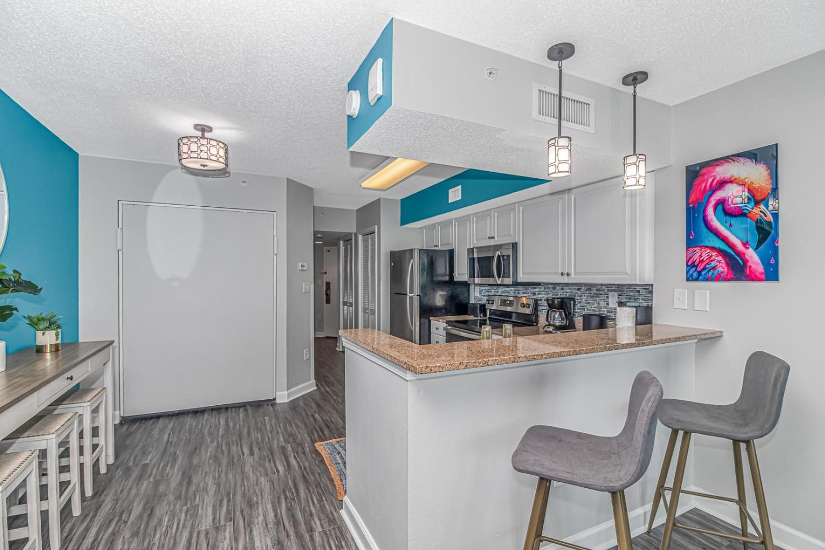 Luxury Penthouse Suite! Led Fireplace-completely Remodeled! Indoor Waterpark! Dunes Village 1405 Holiday home Myrtle Beach