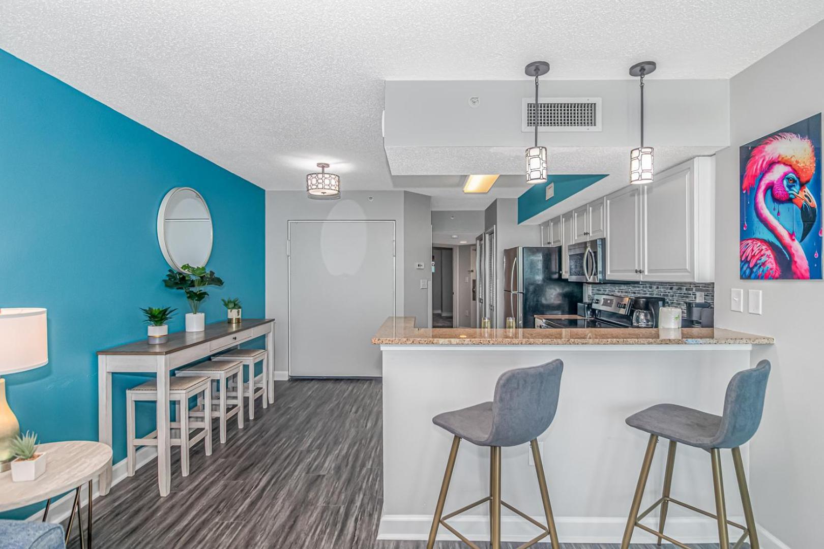 Luxury Penthouse Suite! Led Fireplace-completely Remodeled! Indoor Waterpark! Dunes Village 1405 Holiday home *