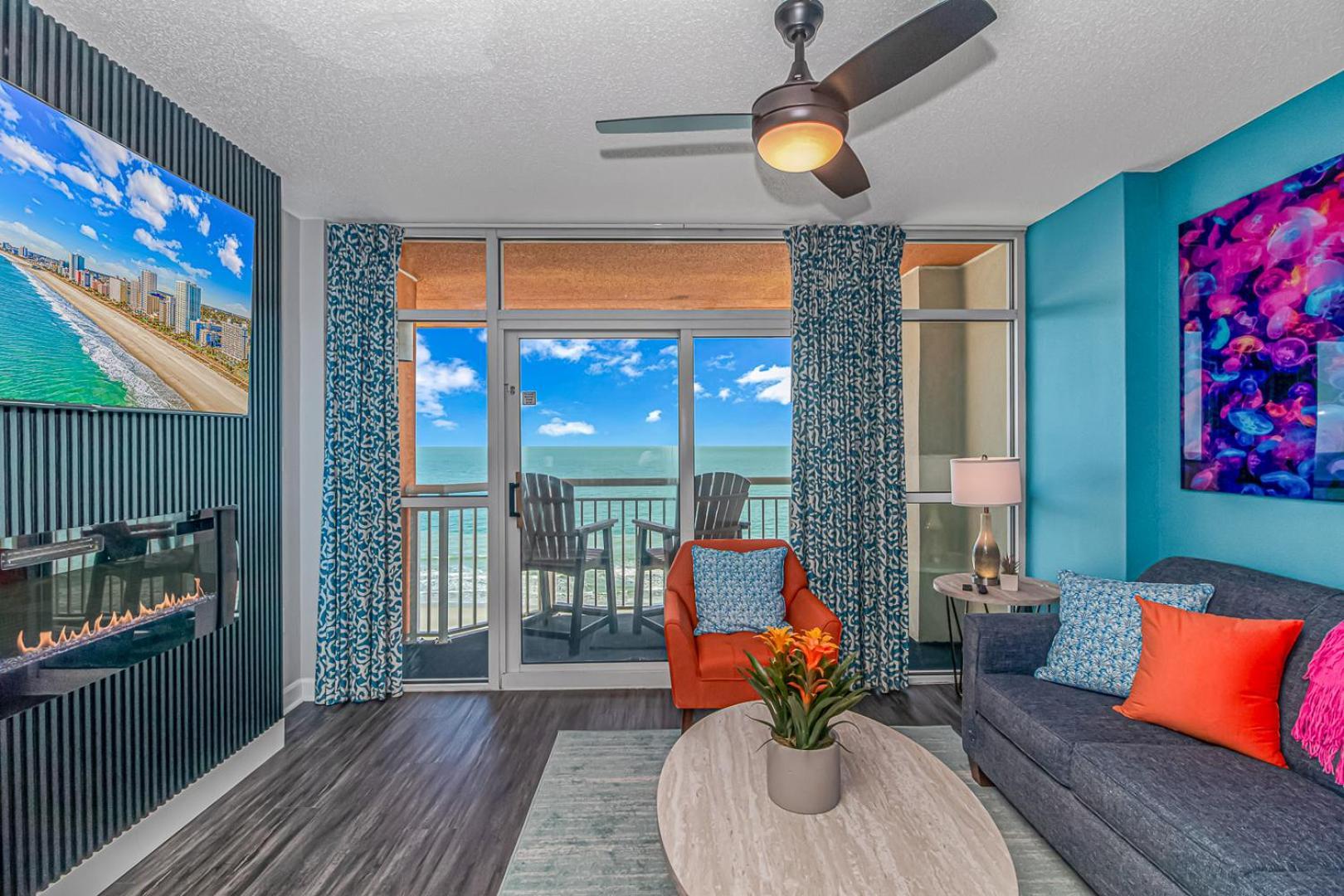 Holiday home Luxury Penthouse Suite! Led Fireplace-completely Remodeled! Indoor Waterpark! Dunes Village 1405