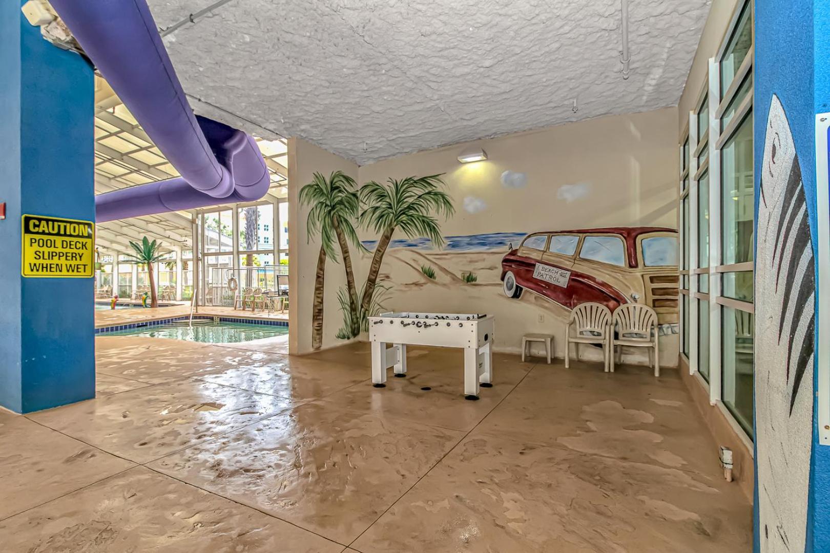 Oceanfront With Massive Indoor Waterpark! Water Slides And More! Dunes Village 347