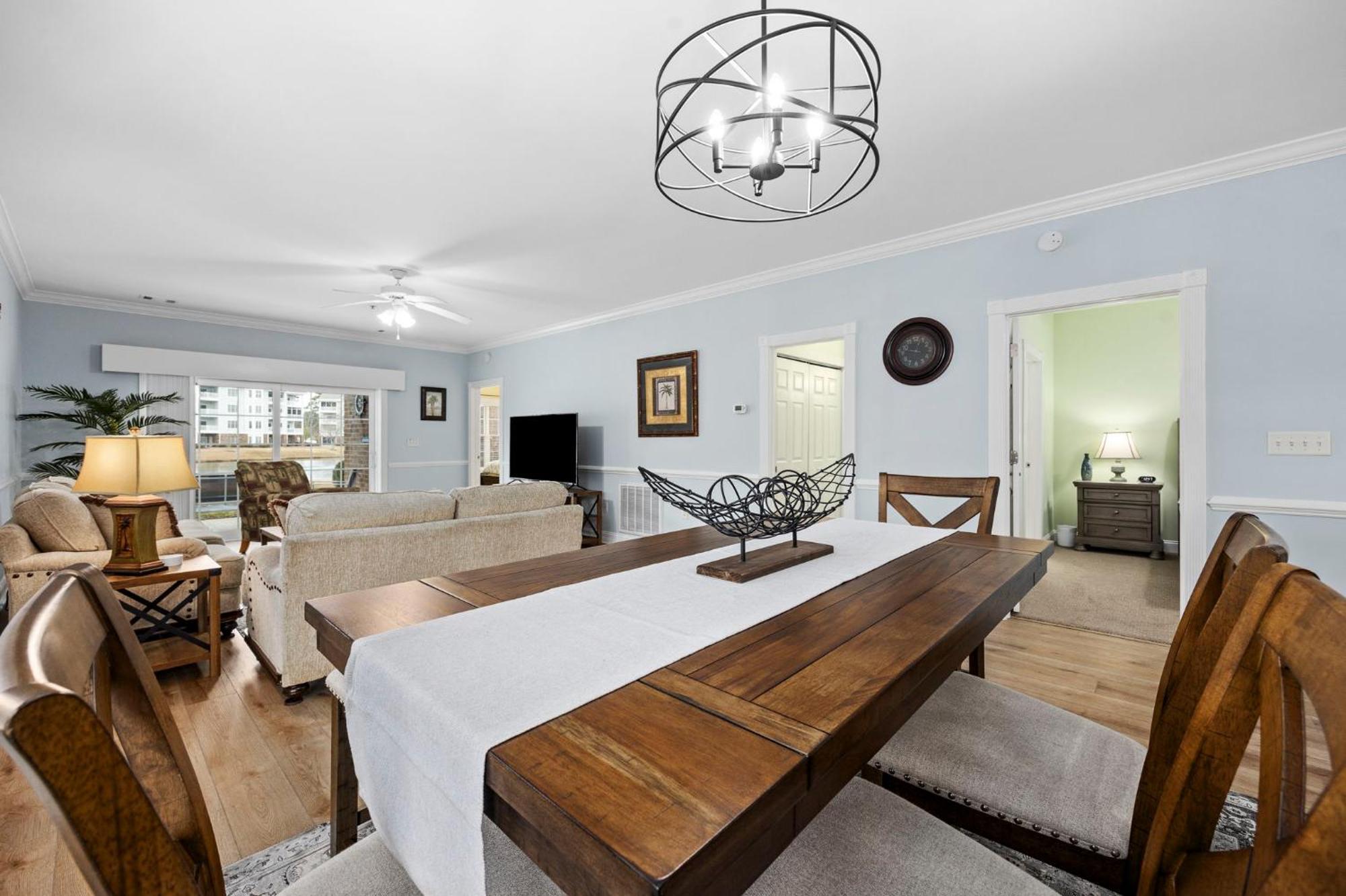 Beautifully Decorated 3 Bedroom 2 Bath Condo, First Floor Wth Walk In Shower! Located In Golf Community Apartment
