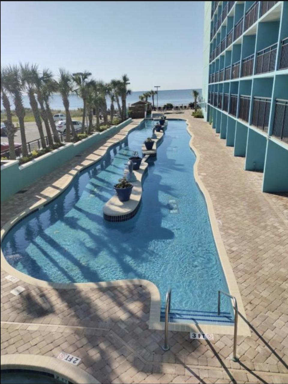 Beautiful Ocean View With Two Balconies Unit 351 At The Landmark Private Host No Waterpark Access *