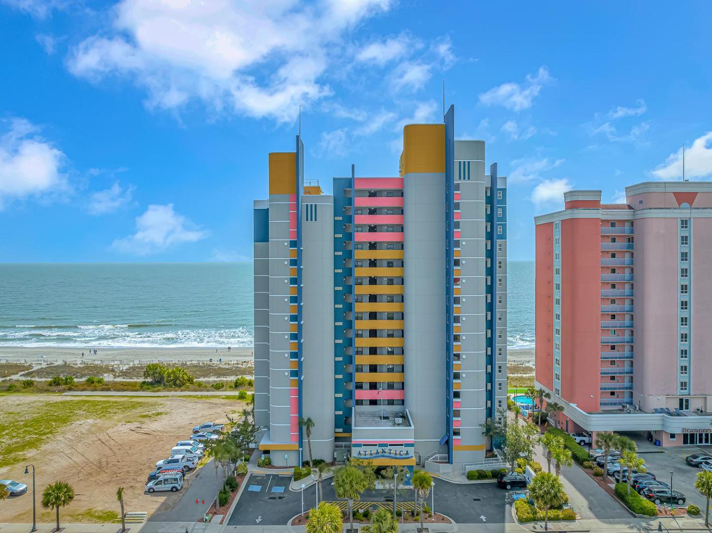 Beautifully Decorated Direct Oceanfront 1 Bedroom 1 Ba Atlantica 1003 Holiday home Myrtle Beach