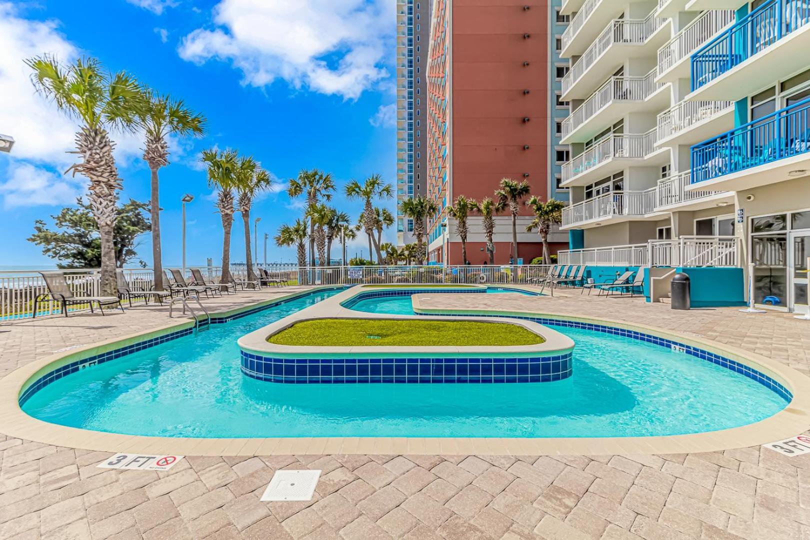 Beautifully Decorated Direct Oceanfront 1 Bedroom 1 Ba Atlantica 1003