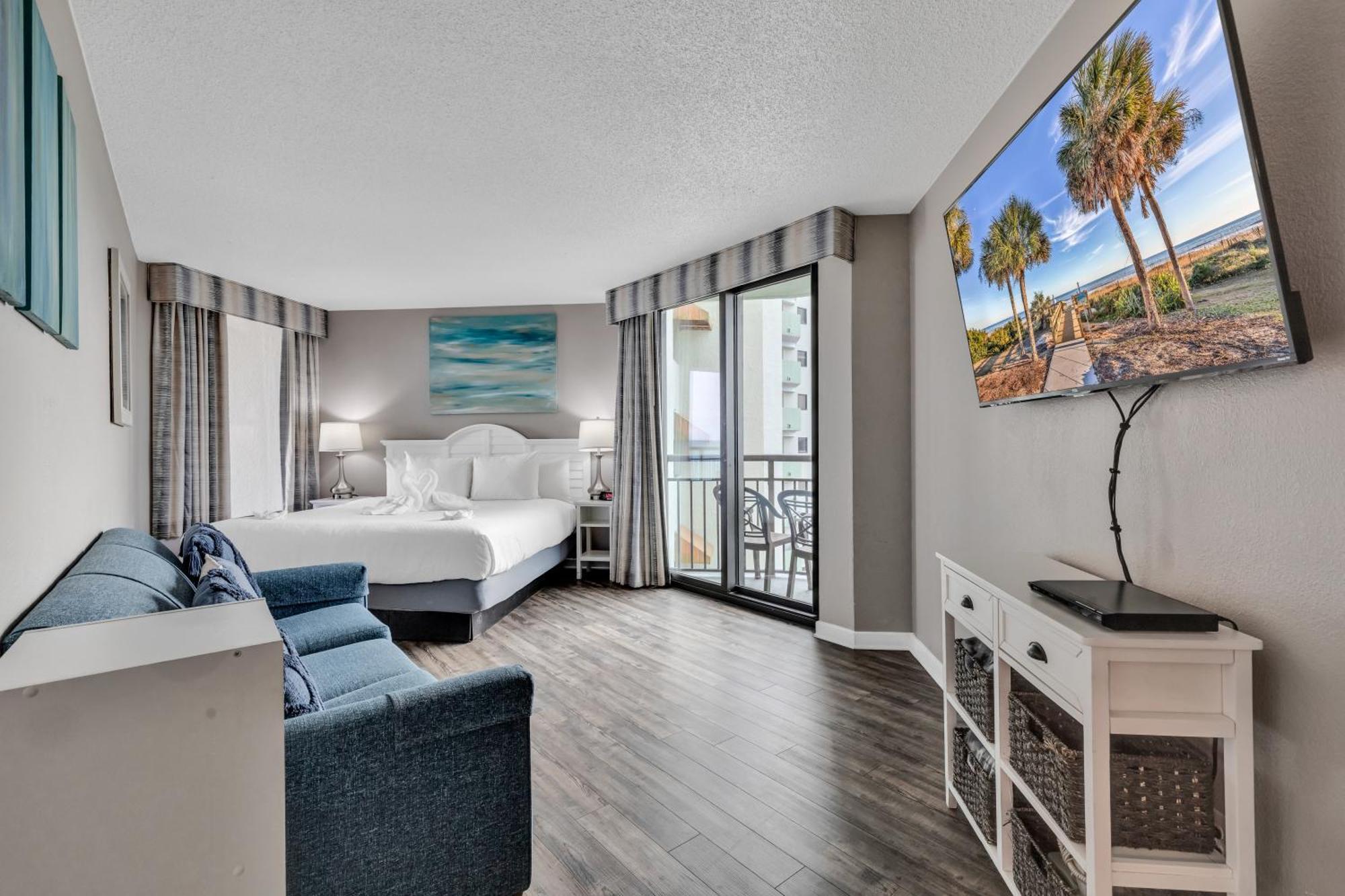 Apartment Ocean Front 1br With 2 Balconies Myrtle Beach