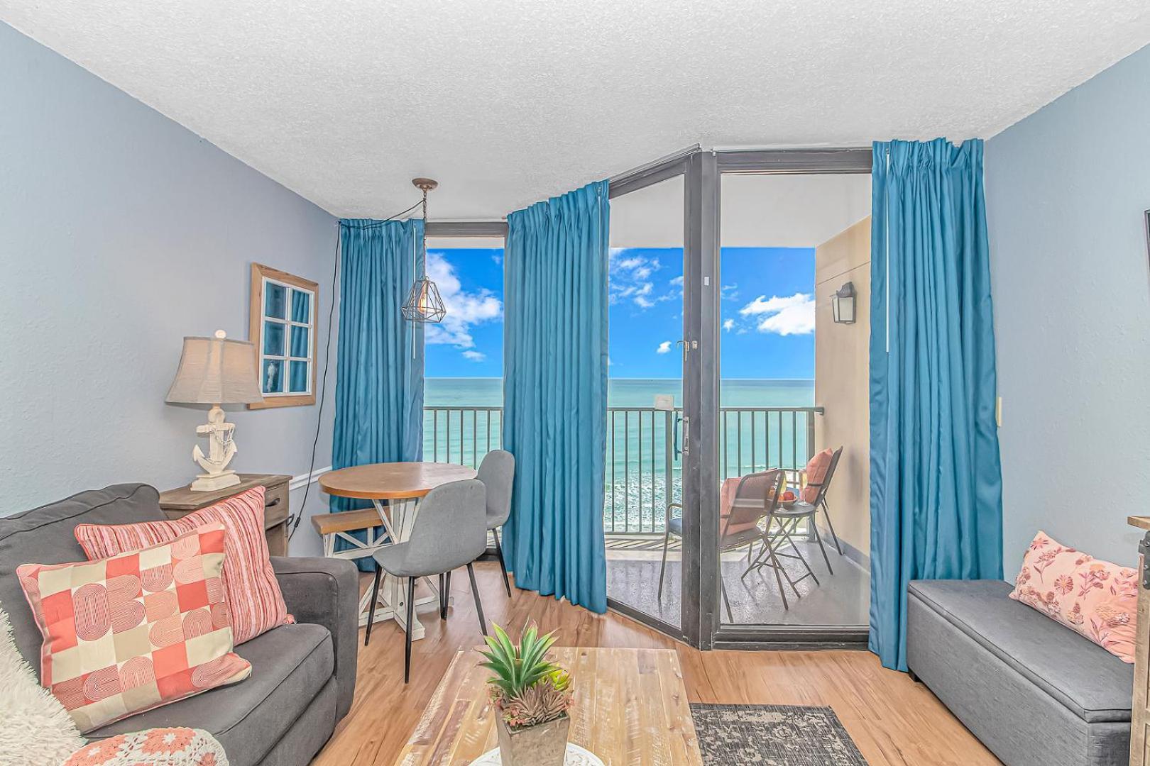 Oceanfront 1-bedroom With Stunning Views! Dunes 2926 - Sleeps 6! Myrtle Beach