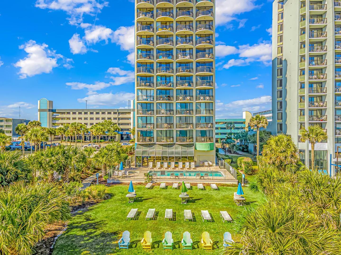 Ocean View Double Suite! Sleeps 4 Meridian Plaza 705 Myrtle Beach