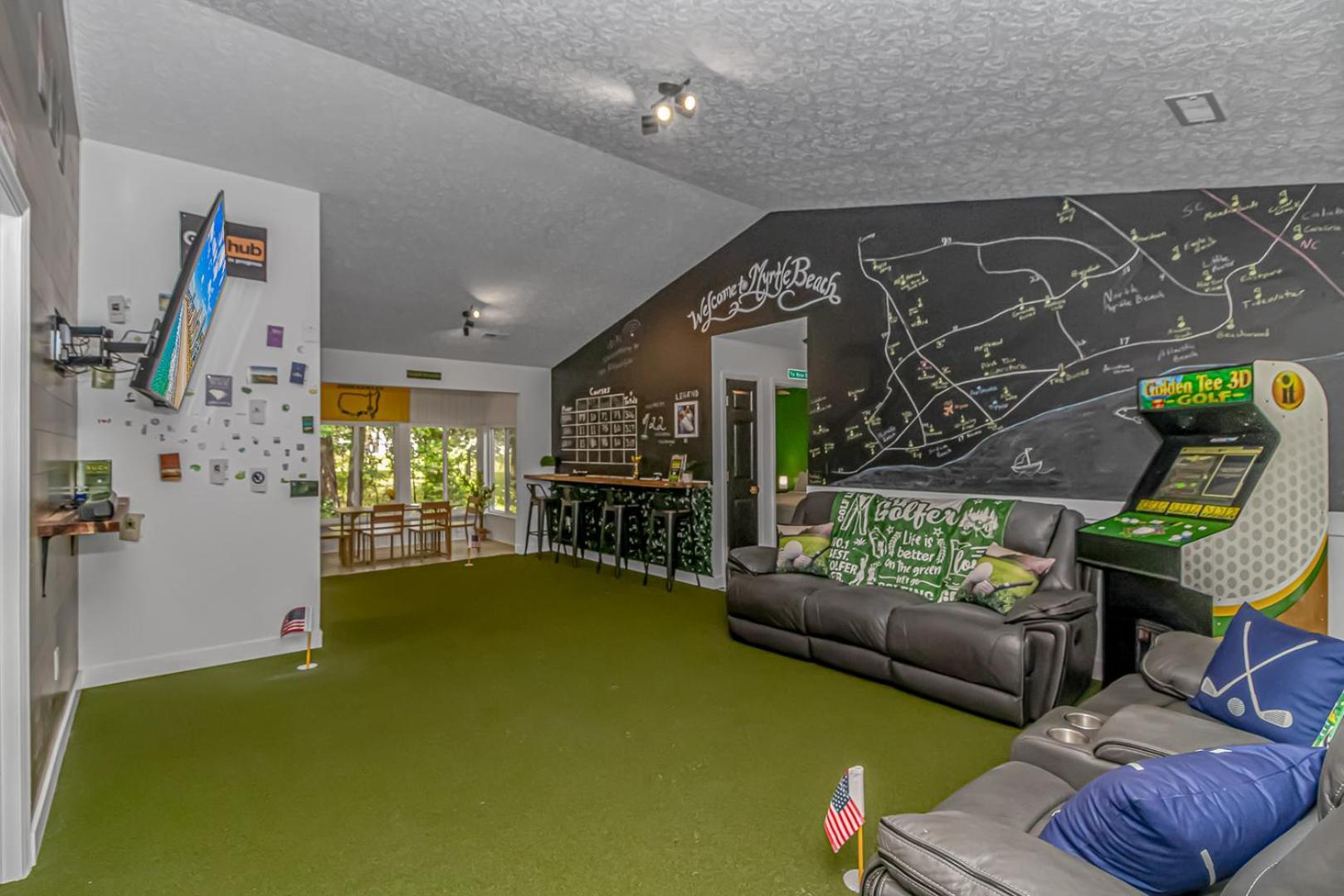 Golfers Paradise! Golf Simulator And Arcade Games! Holiday home Myrtle Beach