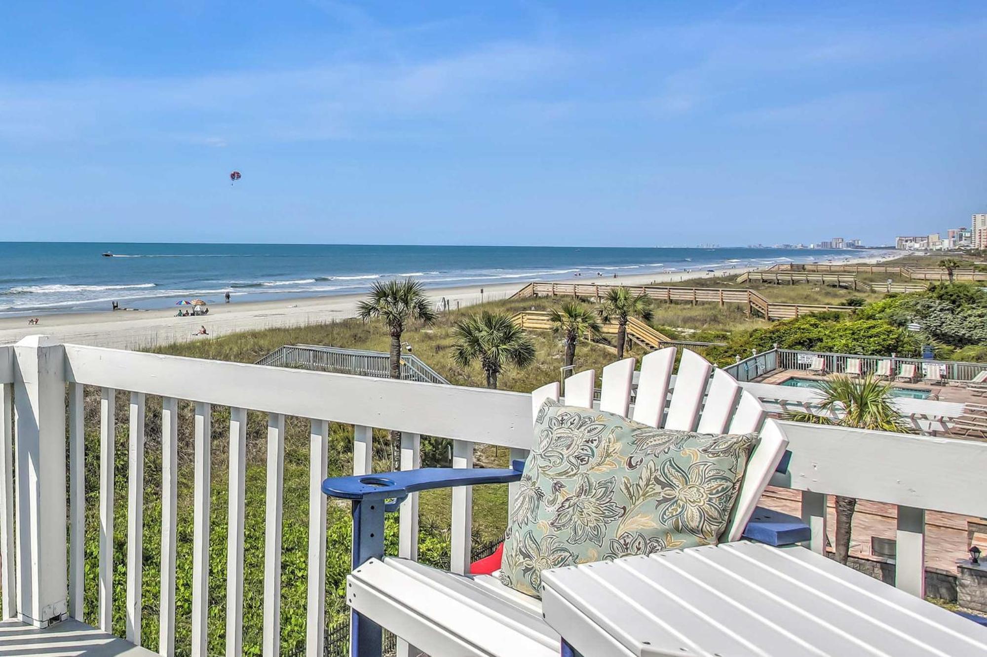Sunny Seaside With View - Walk To Apartment Myrtle Beach