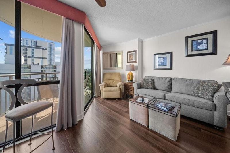 Beautiful Ocean View 1 Bedroom With Electric Fireplace-meridian 805 *