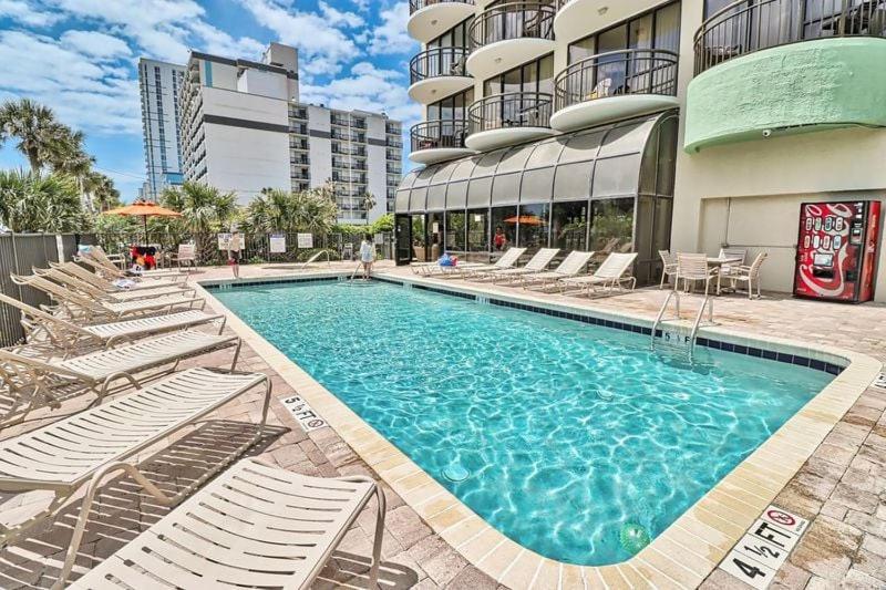 Beautiful Ocean View 1 Bedroom With Electric Fireplace-meridian 805 Myrtle Beach