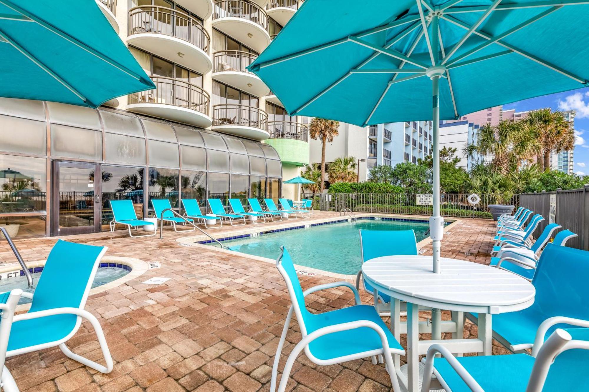 Ocean View Double Suite! Sleeps 4 Meridian Plaza 705 Chalet Myrtle Beach