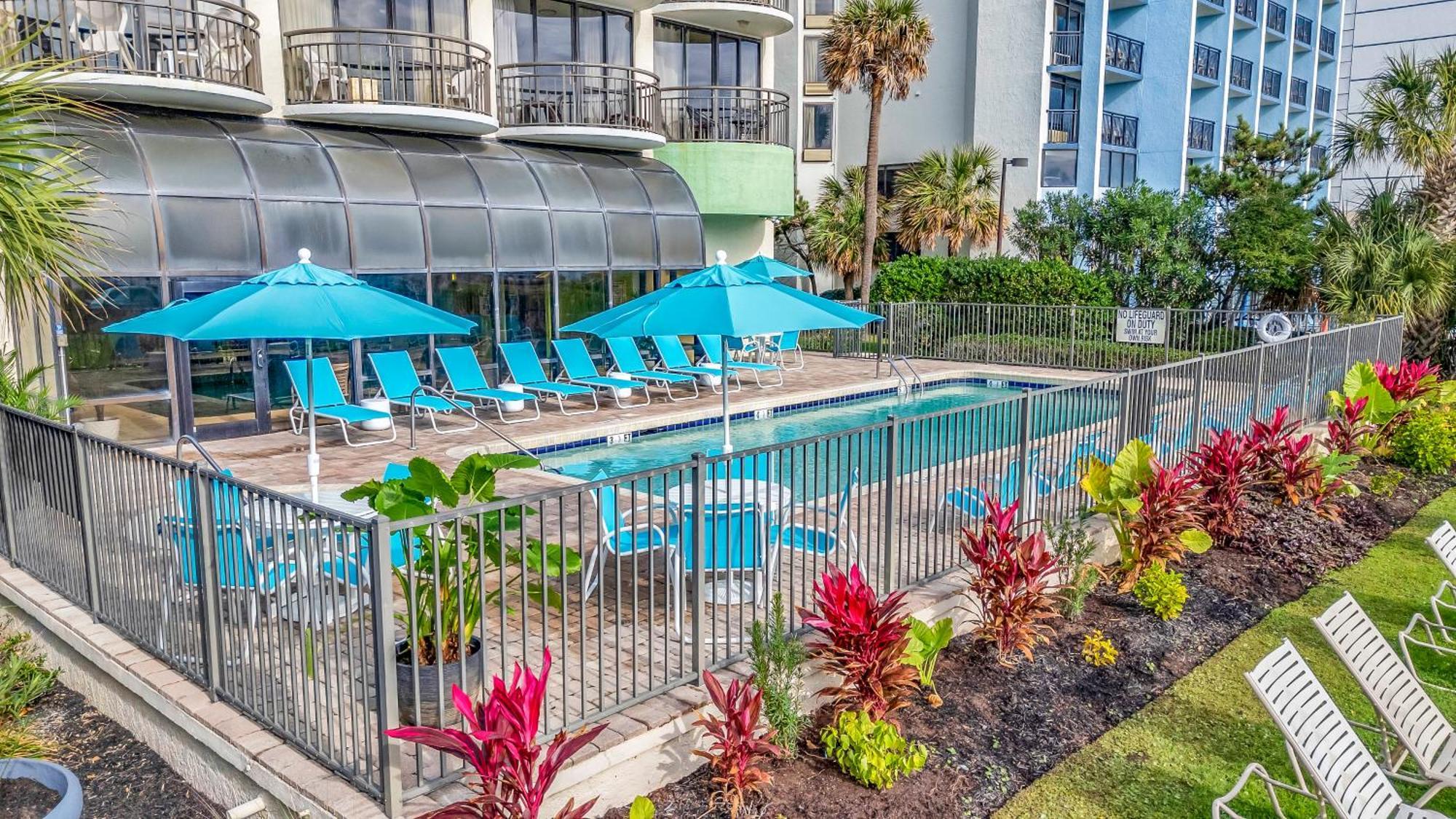 Ocean View Double Suite! Sleeps 4 Meridian Plaza 705 Chalet Myrtle Beach