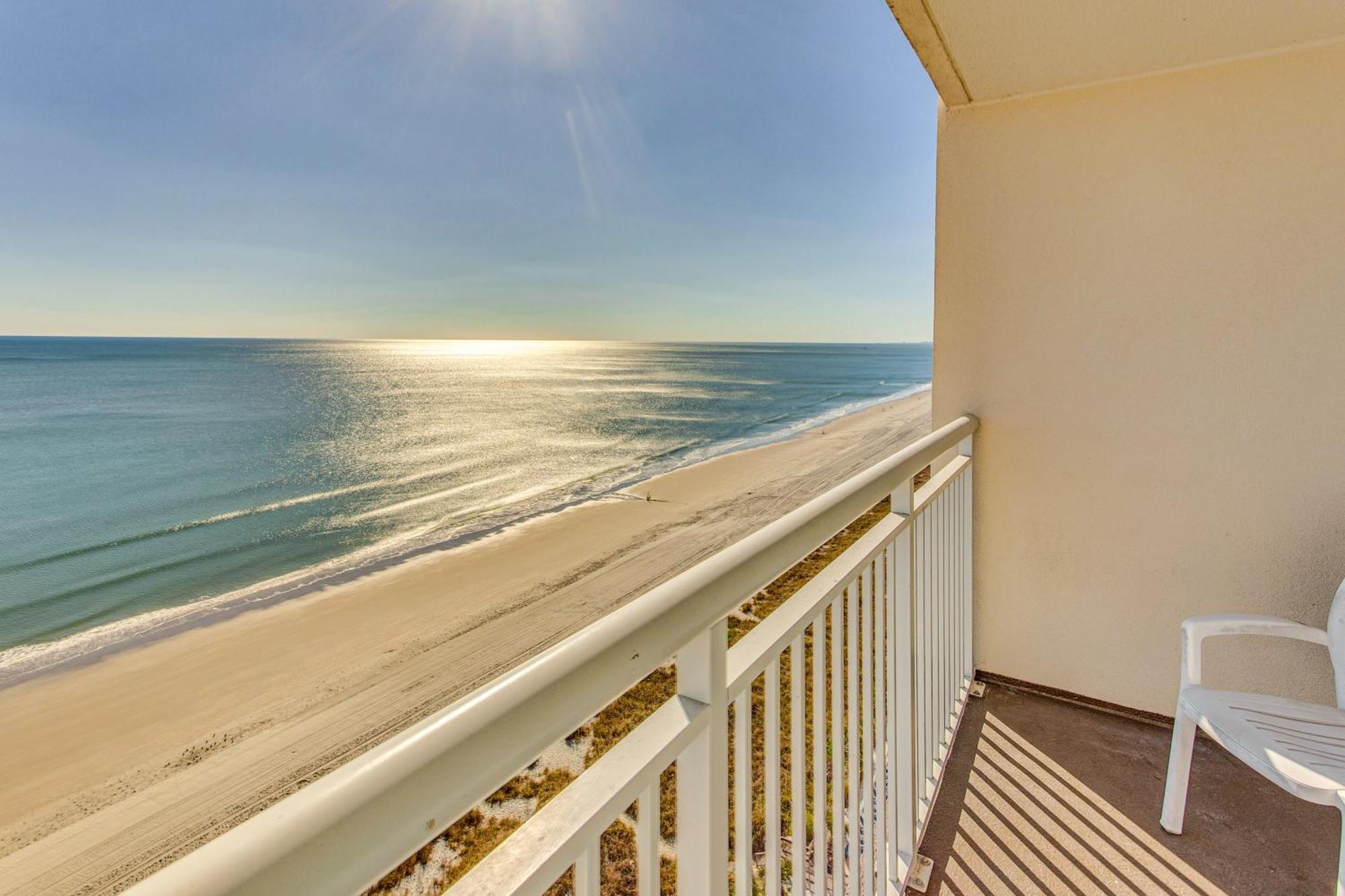 Oceanfront N Myrtle With Hot Tub!