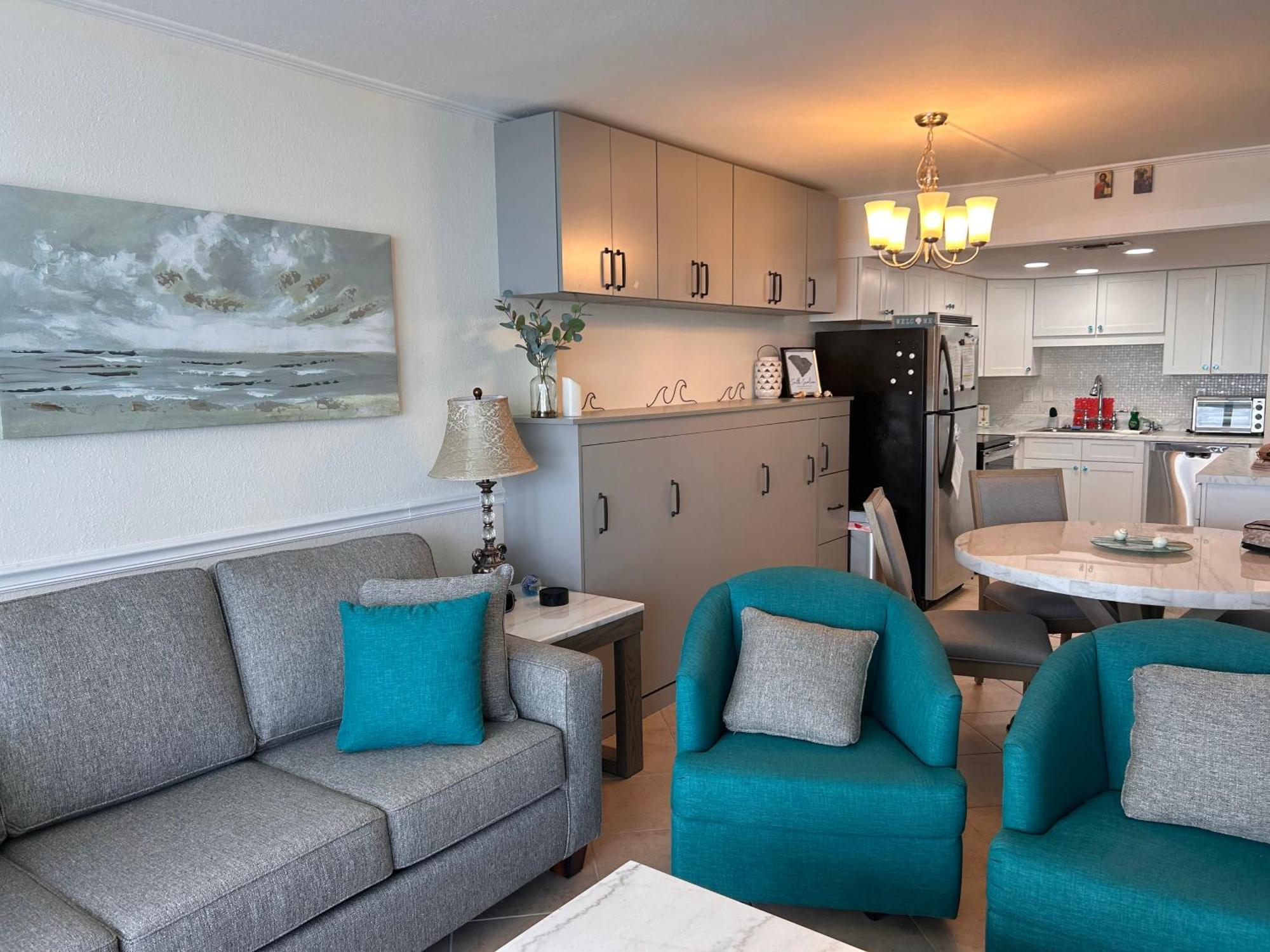 Apartment Luxurious Oceanfront Condo, 1 Bedroom-2 Bath, Sleeps 4, Indoor And Outdoor Pools, Waters Edge-garden City-murrells Inlet Sc -no Pets