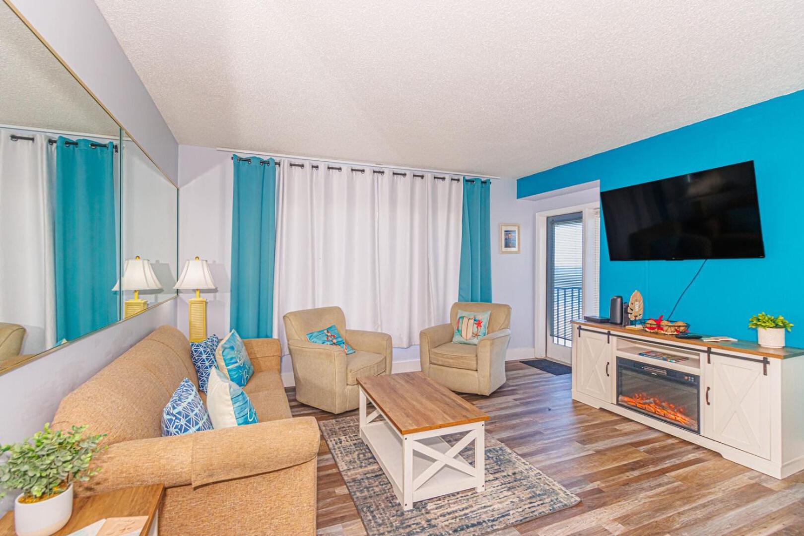Stunning Ocean View 2 Bedroom Condo- Nicely Updated & Sleeps 6! Palace Unit 408 Holiday home *