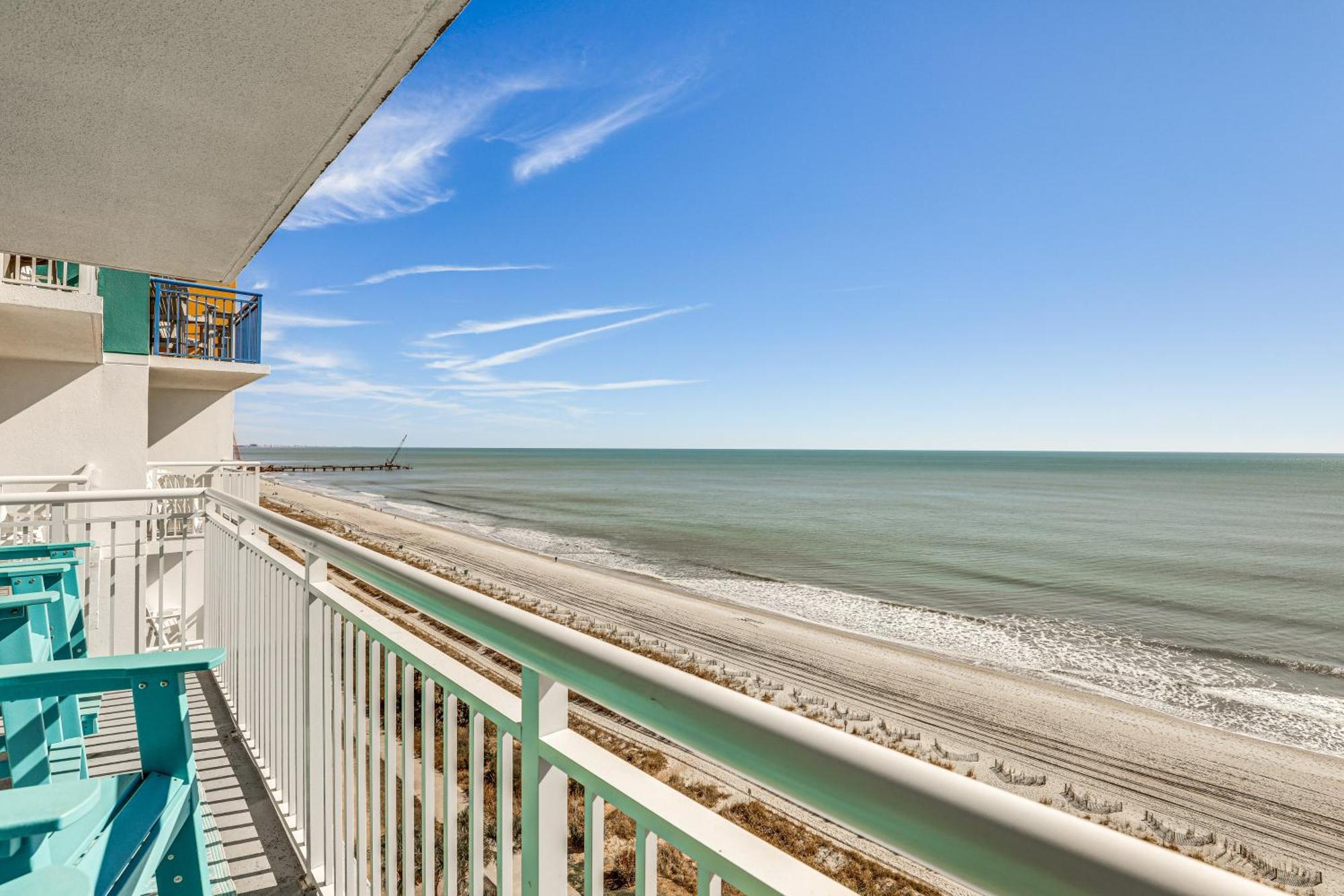 Oceanfront With Huge Balcony Walk To Skywheel Myrtle Beach