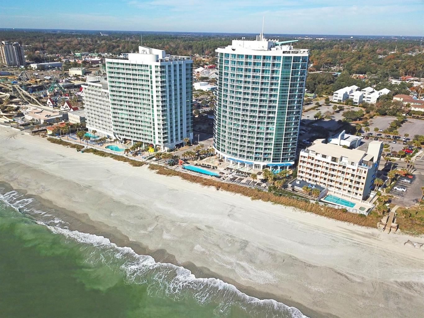 Stunning Ocean Front Views Steps To Boardwalkpier Myrtle Beach